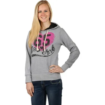 Dámská mikina TopMode Dámská mikina s potiskem a kapucí 132703