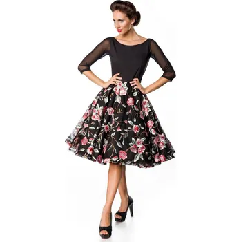 Dámské šaty TopMode Vintage společenské šaty s květinami 452233