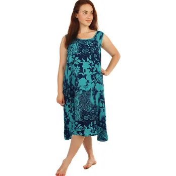 Dámské šaty TopMode Volné šaty s květinovým vzorem a krajkovou vsadkou - i pro plnoštíhlé 425119