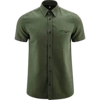 Pánské tričko TopMode Košile pánská ze lnu a biobavlny 611216