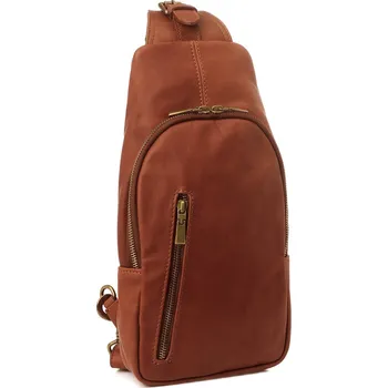 Kabelka TopMode Crossbody kabelka z pravé kůže 482893