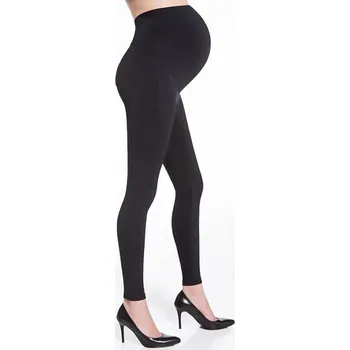 Dámské legíny TopMode Těhotenské černé legíny 792774