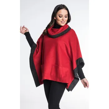 TopMode Hřejivé pončo s vlnou 727469