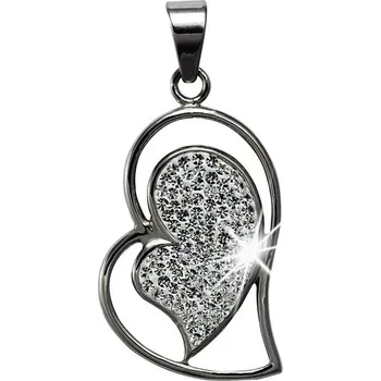 Přívěsek Giovanni Bertolucci Přívěsek srdce s kamínky 701909