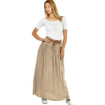 Dámská sukně TopMode Romantická dlouhá sukně s kapsami 550900