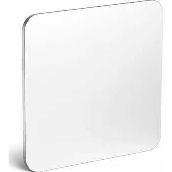 Zrcadlo Zrcadlo Akrylové stříbrné 3 mm, zaoblený čtverec, 20 x 20 cm, dekorace, dekorace