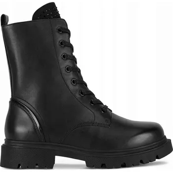 Dámské kozačky Sergio Bardi dámské kotníkové boty černé EST-A1009-03SB