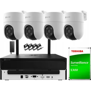 Bezpečnostní kamera Sada pro WiFi Monitorování EZVIZ C8C 3K 5MP Detekce Pohybů Aplikace MicroSD