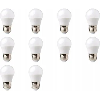 Žárovka LED Žárovka Kulka Velký Závit E27 GOLF BALL 3W Neutrální Bílá 4000K SADA 10 Ks