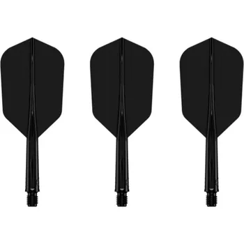 Příslušenství pro šipky Mission Letky Force 90 - Slim - Short - Black F4456