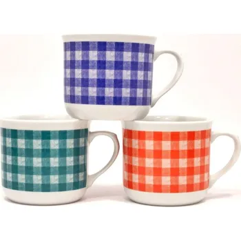 Český porcelán Hrnek vařák 0,65 l kanafas, Český porcelán a. s. Barva: Červená