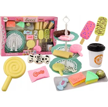 ostatní stavebnice SADA CUKRÁRNA KAVÁRNA SLADKOSTI PRO DĚTI DORTÍKY ZMRZLINA