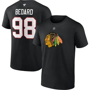 Pánská móda Fanatics Tričko Chicago Blackhawks #98 Connor Bedard
