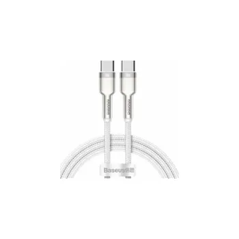 Datový kabel Kabel USB-C na USB-C Baseus Cafule, 100W, 2m (bílý)