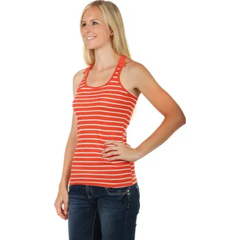 TopMode Dámské pruhované tílko s krajkou 64605