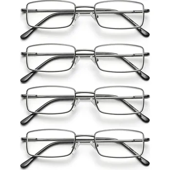 Brýle na čtení 4-BALENÍ BRÝLE NA ČTENÍ +1,5D FILTR MODRÉHO SVĚTLA K POČÍTAČI