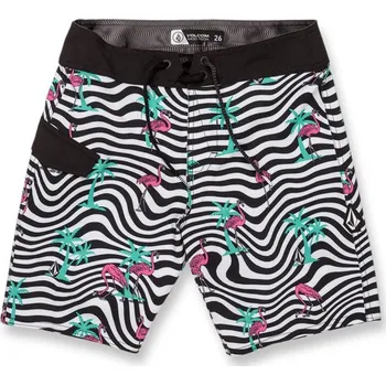 Chlapecké plavky VOLCOM plavky - Flamingbros Mod (WHT)