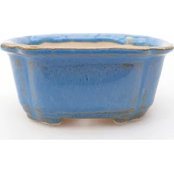 Květináč Mini bonsai miska 7,5 x 7 x 3 cm modrá