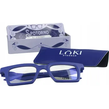 Brýle na čtení +2.0 Plusy LOKI - ITALY Brýle k počítači Blue Block brýle na čtení