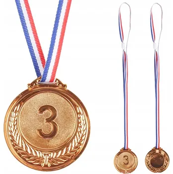 SPORTOVNÍ MEDAILE BRONZOVÁ ZA 3. MÍSTO ODMĚNA TROFEJ ZINEK 6,5 CM