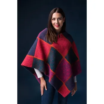 Dámské pončo TopMode Vlněné EKO pončo 884919