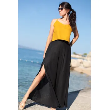 Dámské kalhoty Lotika Lotika široké kalhoty z prémiového lnu 1011465