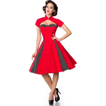 Dámské šaty TopMode Retro dámské šaty bez ramínek 424112