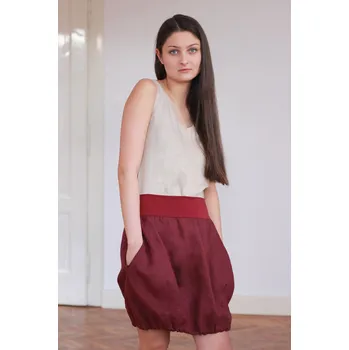 Dámská sukně Lotika Lněná balonová sukně Lotika česká móda Premium quality 785411