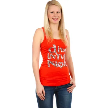 TopMode Dámské tílko s flitrovým nápisem 42384