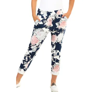 TopMode Zkrácené tepláky s květinovým potiskem 392128