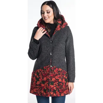 Dámský kabát TopMode Kabát z ovčí vlny 735633
