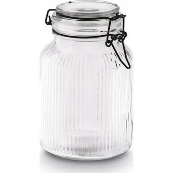 Sklenice Sklenice s černým klipem STRIP 950 ml