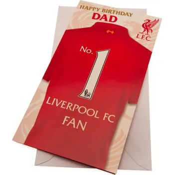 Liverpool FC Narozeninové blahopřání Liverpool FC, červeno-bílé