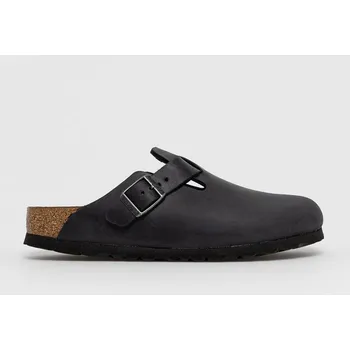 Dámská móda Kožené pantofle Birkenstock Boston 59463 černá 99X, EUR 37