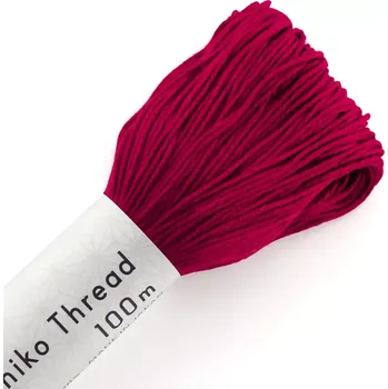 Příze Vyšívací příze na sashiko Olympus 100m, rudá 104, sartor.cz