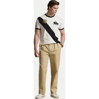 Pánská móda Polo Ralph Lauren T-Shirt 710B14215001 Écru Classic Fit XXL