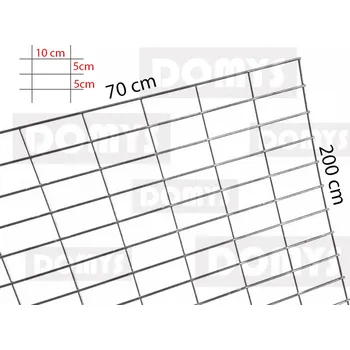gabiony DOMYS GABIONOVÁ SÍŤ 70x200cm (10x2,5cm)