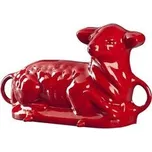 Litinová smaltovaná pečicí forma GOURMETINA Beránek - Stínově červená - Český Smalt