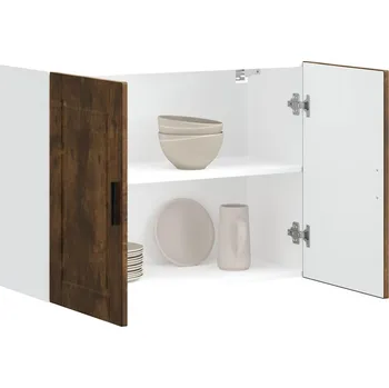 Kuchyňská skříňka Kuchyňská nástěnná skříňka "Porto" kouřový dub kompozit - 8721158424181