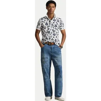 Pánská móda Polo Ralph Lauren Polokošile 710B13541001 Bílá Slim Fit S