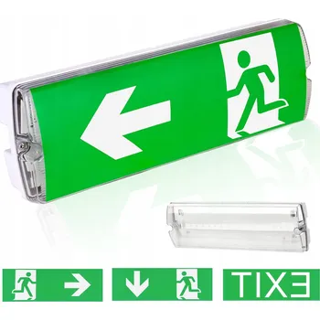 Nouzové osvětlení NOUZOVÉ EVAKUAČNÍ SVÍTIDLO EXIT LED 100 LUMENŮ IP20 3H NOUZOVÉ NAPÁJENÍ