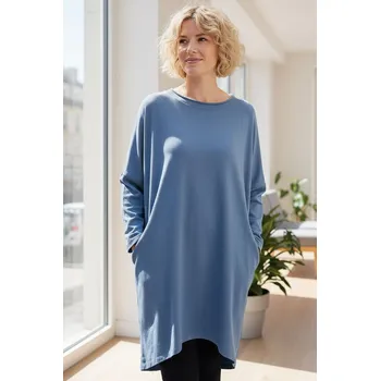 Dámské šaty TopMode Bavlněné úpletové šaty 1111350