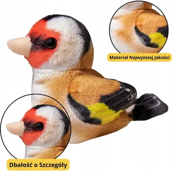 plyšák MALÝ PLYŠOVÝ PTÁČEK PLYŠÁK MODŘINKA PLYŠÁK 10 CM