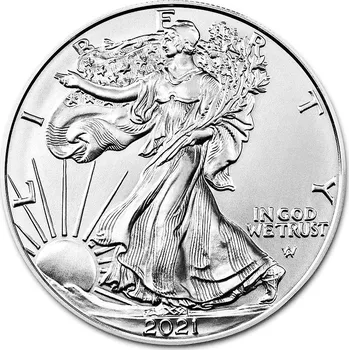 US Mint Stříbrná mince American Silver Eagle 1 oz (2021) Type2