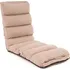 Zahradní lehátko Nastavitelné lehátko 175 x 65 x 15 cm béžové