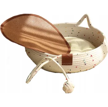 Pelíšek pro psa PELÍŠEK PRO KOČKY VELKÉ 46X46 CM + MĚKKÉ POTAH / POLŠTÁŘ SIEMIEC