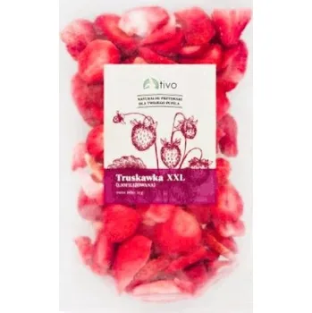 Krmivo pro hlodavce Tivo jahoda XXL lyofilizovaná 50 g velké balení jahod pro hlodavce