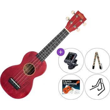 Ukulele Mahalo ML1CR SET Cherry Red Sopránové ukulele