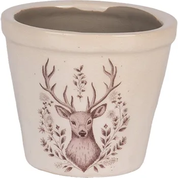 Květináč Clayre & Eef - Keramický květináč GENTLE WILDERNESS 6CEGTW0001XS
