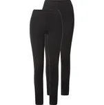 esmara® Dámské legíny s BIO bavlnou, 2 kusy (černá, L (44/46))